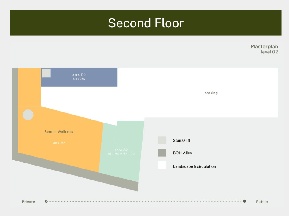 Upper floors plan